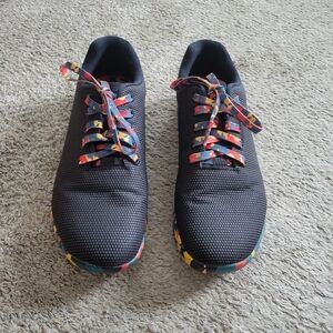 Nobull Sneakers Pixel Trainers Womens 12 Mens 10.5 Black Crossfit Shoes Laces